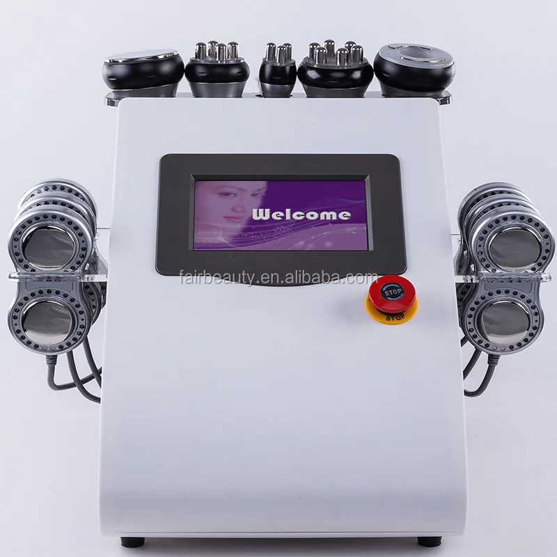 

Hot Sale Fat Body 40K Ultrasonic Cavitation RF Vacuum 8 Pads Lipolaser Slimming Weight Lose Skin Rejuvenation Machine for SPA
