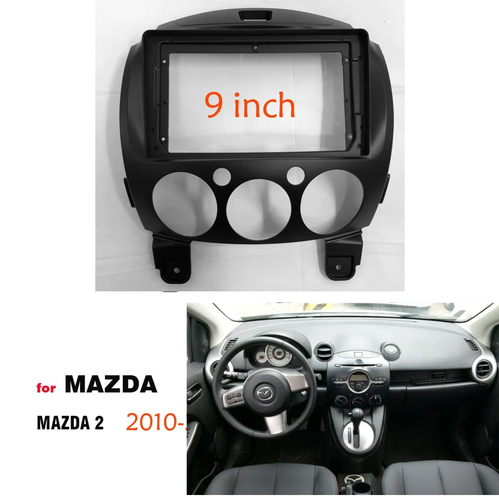 Автомобильный радиоприемник BYNCG 2 Din 9 дюймов установка DVD GPS Mp5 ABS PC пластиковая