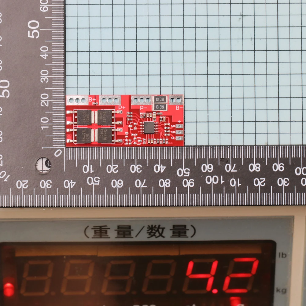 

1pcs New Protection Board Equalizer Board 30A 4S 50*22*4mm Accessories Overcharge Protection Red Welding Output