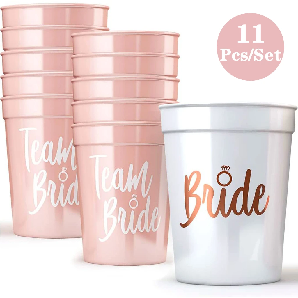 

Bride To Be Cups Wedding Decoration Straws Bachelorette Party Wedding Engagement Bridal Shower Bride To Be Hen Party Decorations