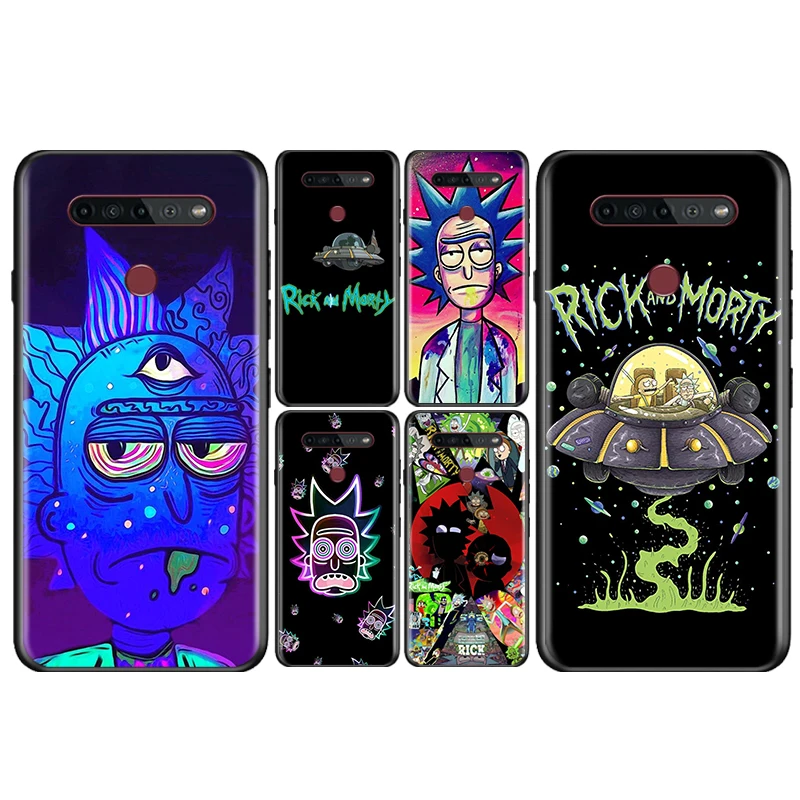 

Rick Morts Anime Cartoon Phone Case For LG Q60 V60 V50S V50 V40 V30 K92 K71 K61 K51S K41S K50S K22 G8 G8X G8S ThinQ 5G