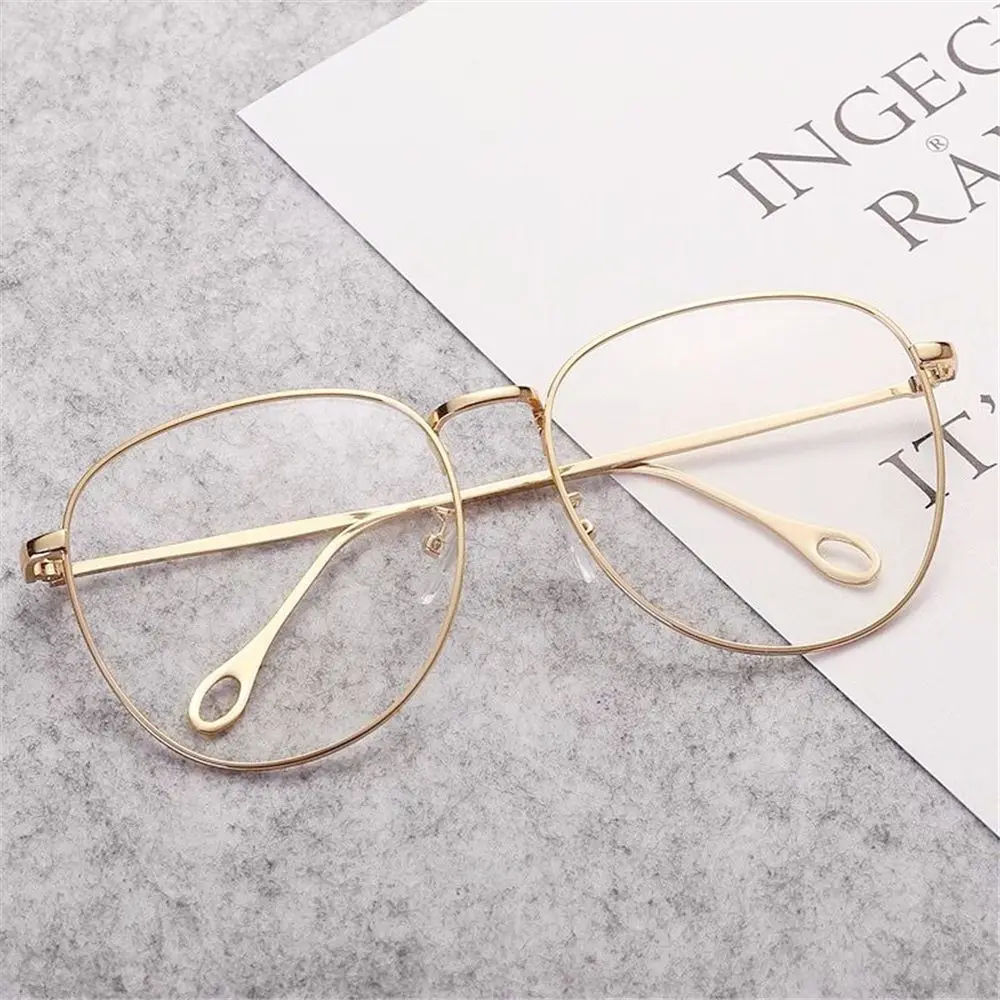 

Unisex Metal Women Men Retro Optical Glasses Glasses Flat Mirror Eyewear Eyeglasses