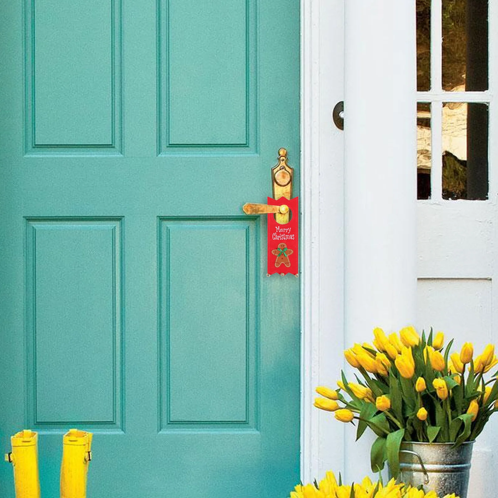 Подвеска на дверь Рождественская подвески Праздничные рождественские поделки