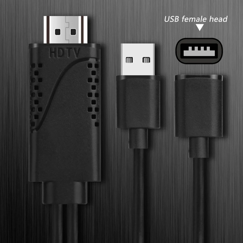 Аналогичный кабель экрана для Apple Android Phone Type мобильный телефон 3 в 1 к HDMI TV Audio Adapter