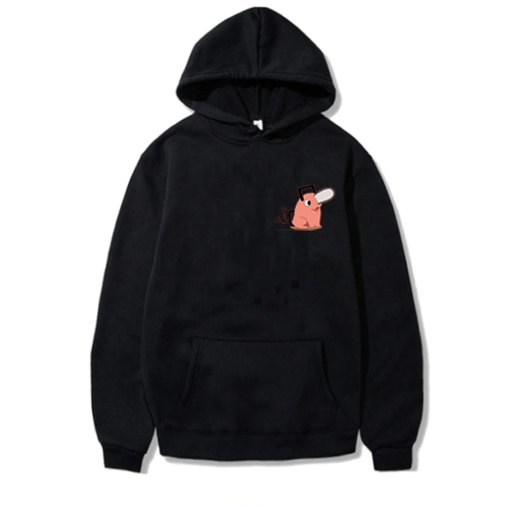 

Fashion Casual Male Long Sleeve Chainsaw Man Spring Autumn Oversize Pullover Harajuku Graphic Print Women Cool Streetwear