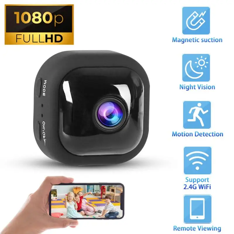 

Мини-камера видеонаблюдения A10, 1080p HD, с поддержкой Wi-Fi