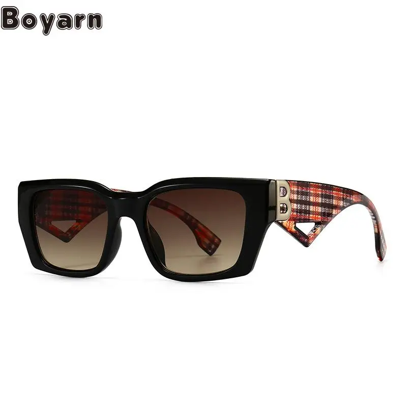 

Boyarn Oculos Eyewear Popular Modern Sunglasses, Steampunk Street Photos, Ins Online Popular Model, Square Sung