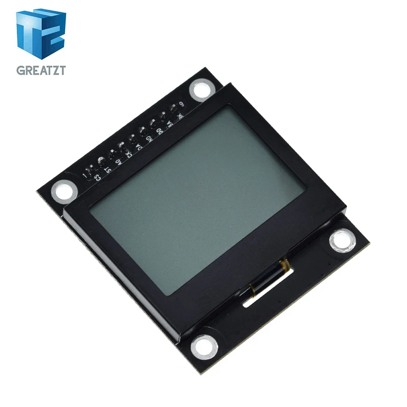 12864 ЖК-экран LCD 12864-03A модуль последовательный порт точечная матрица SPI с железной