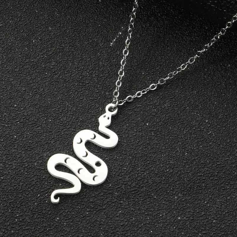 

Модное ожерелье Shuangshuo из нержавеющей стали, новое женское колье с животными, минималистичный стиль, подарок на день рождения