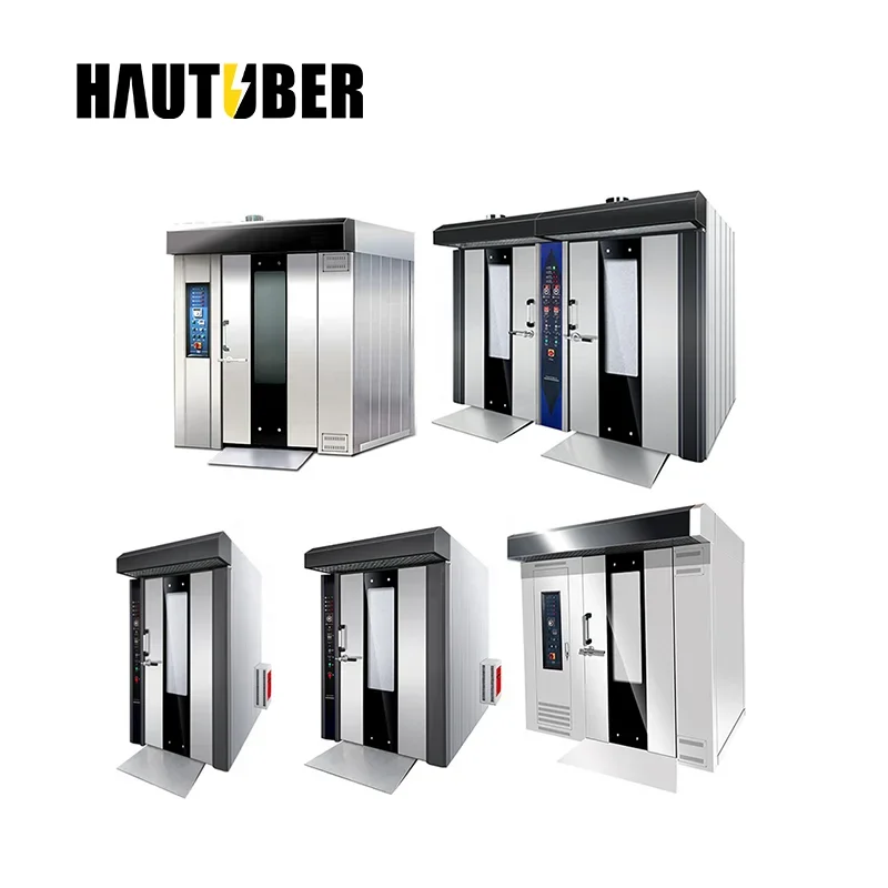 Коммерческая 32-лотка электрическая роторная духовка с горячим воздухом машина