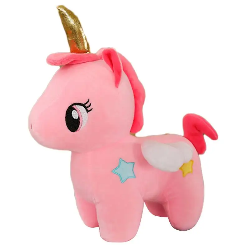 

10cm Kawaii Unicorn Plush Toy Soft Stuffed Unicorn Animal Dolls Pink Horse Toys Kids Appease Sleeping Pillow Doll For Girls gift
