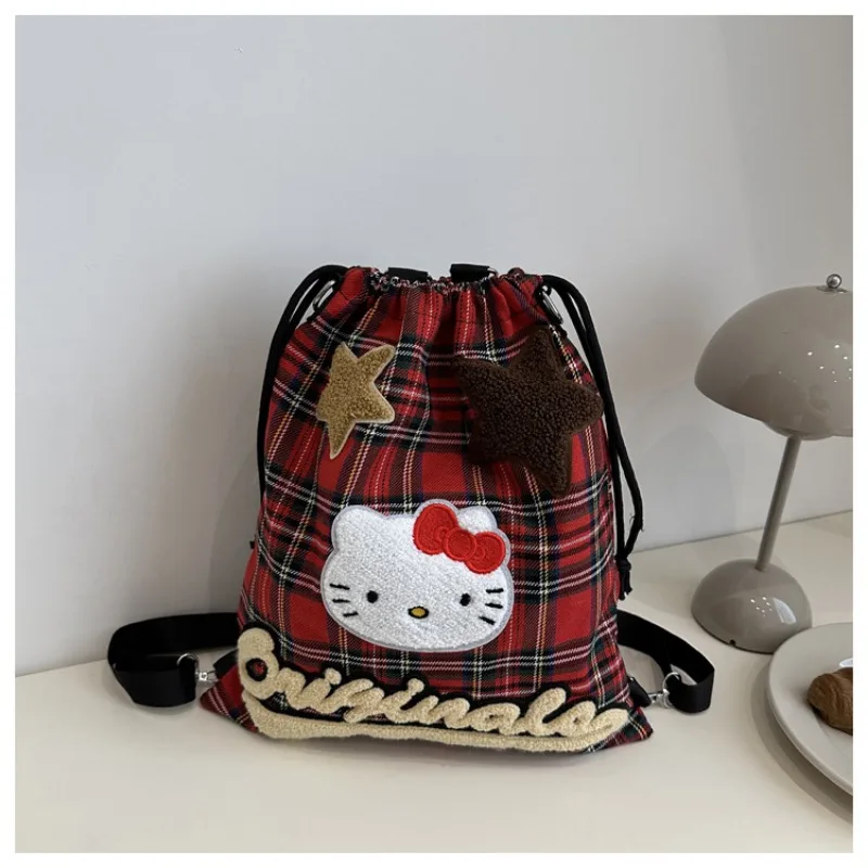 Женский рюкзак с мультяшным принтом Большой Вместительный Рождественский