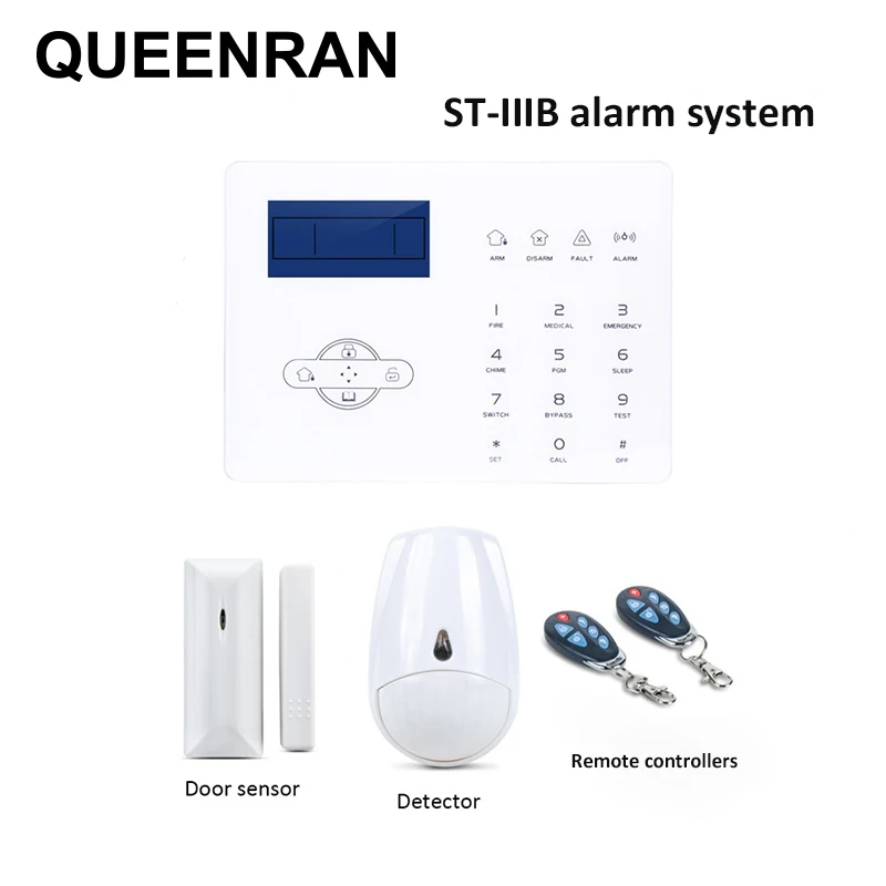 ST-IIIB APP Control alarms System alarmas GSM PSTN Touchscreen French English Voice alarmes for smart home security protection
