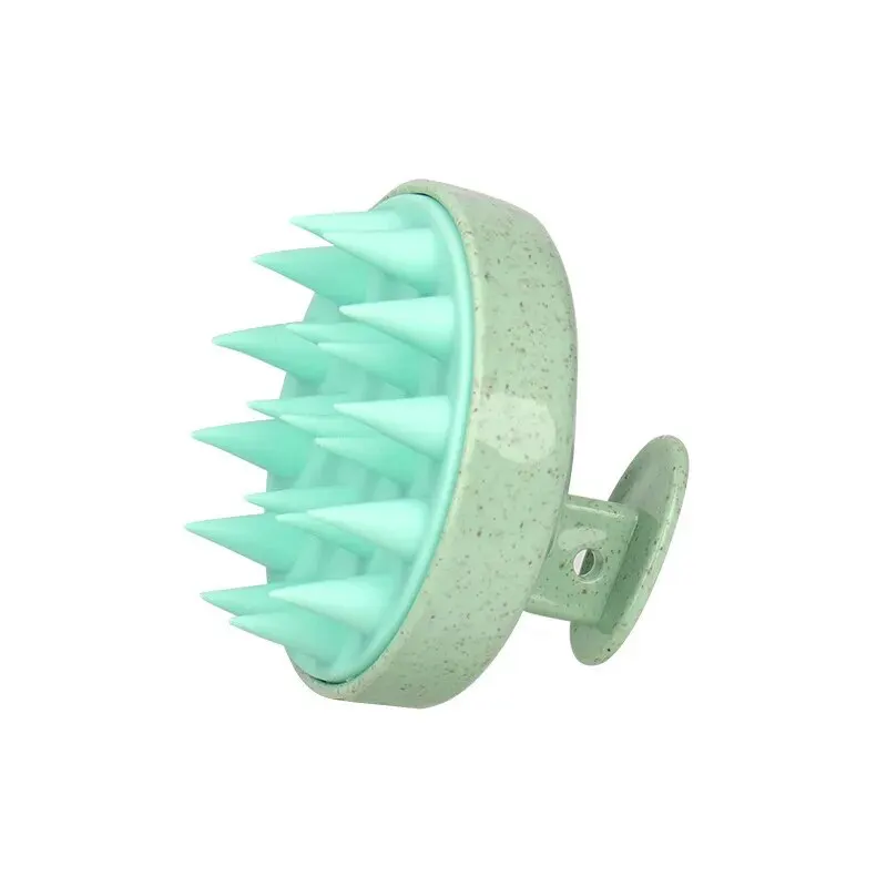 Силиконовая массажная щетка для мытья волос