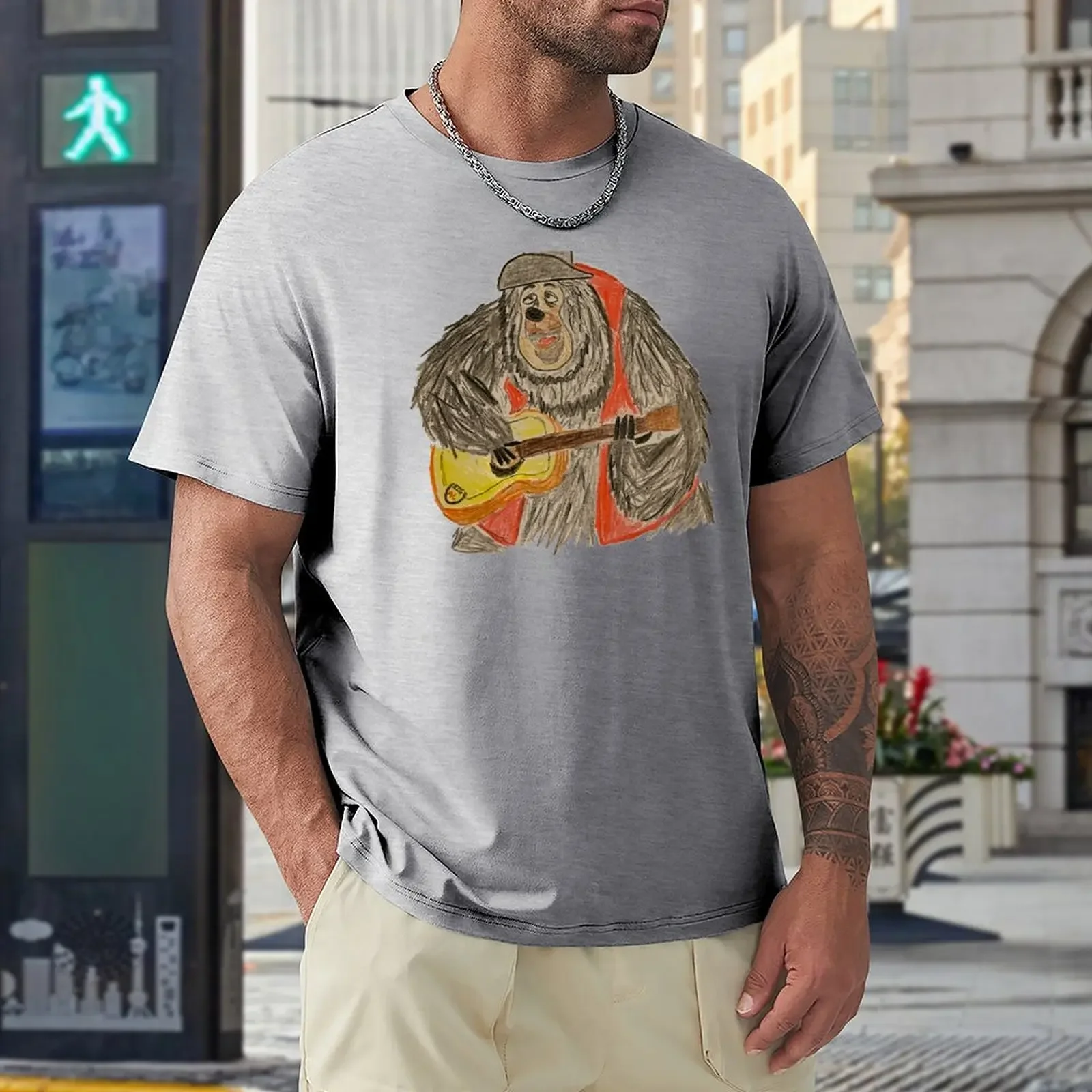 Футболка с большим эскизом Al-Country Bear Jamboree эстетическая одежда мужские футболки