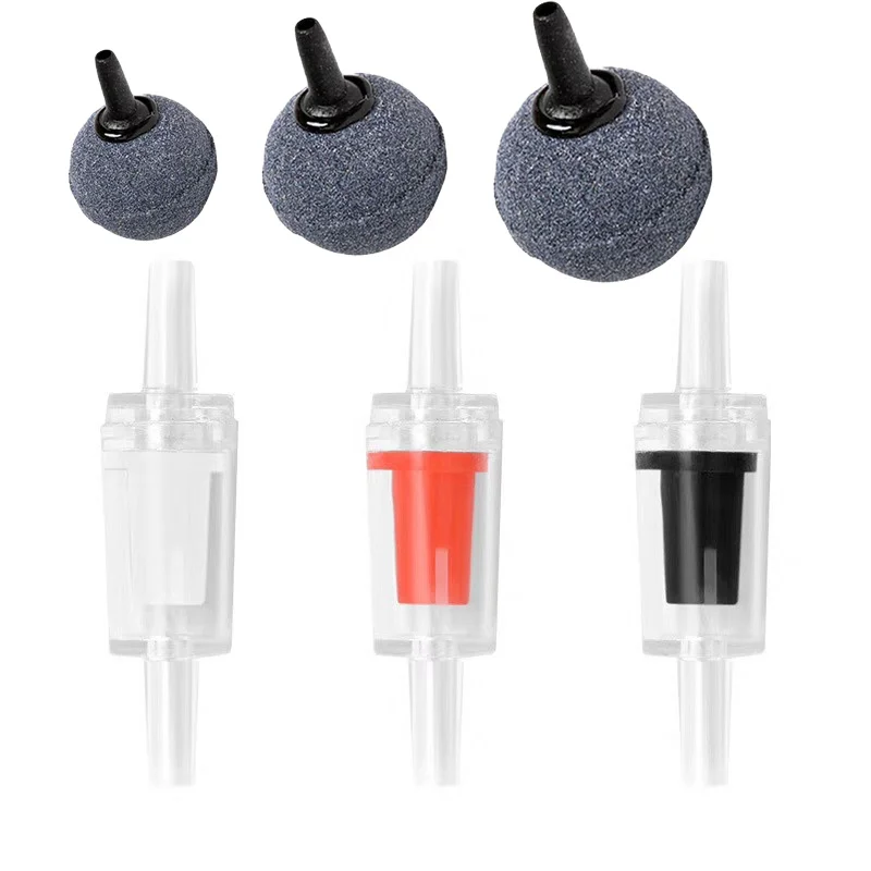 

Air Stone Air Pump Stop Valve Black/white/red One-way Valve Aquarium Fish Tank Marine Aquarium Accessories Cock Pump Check Valve