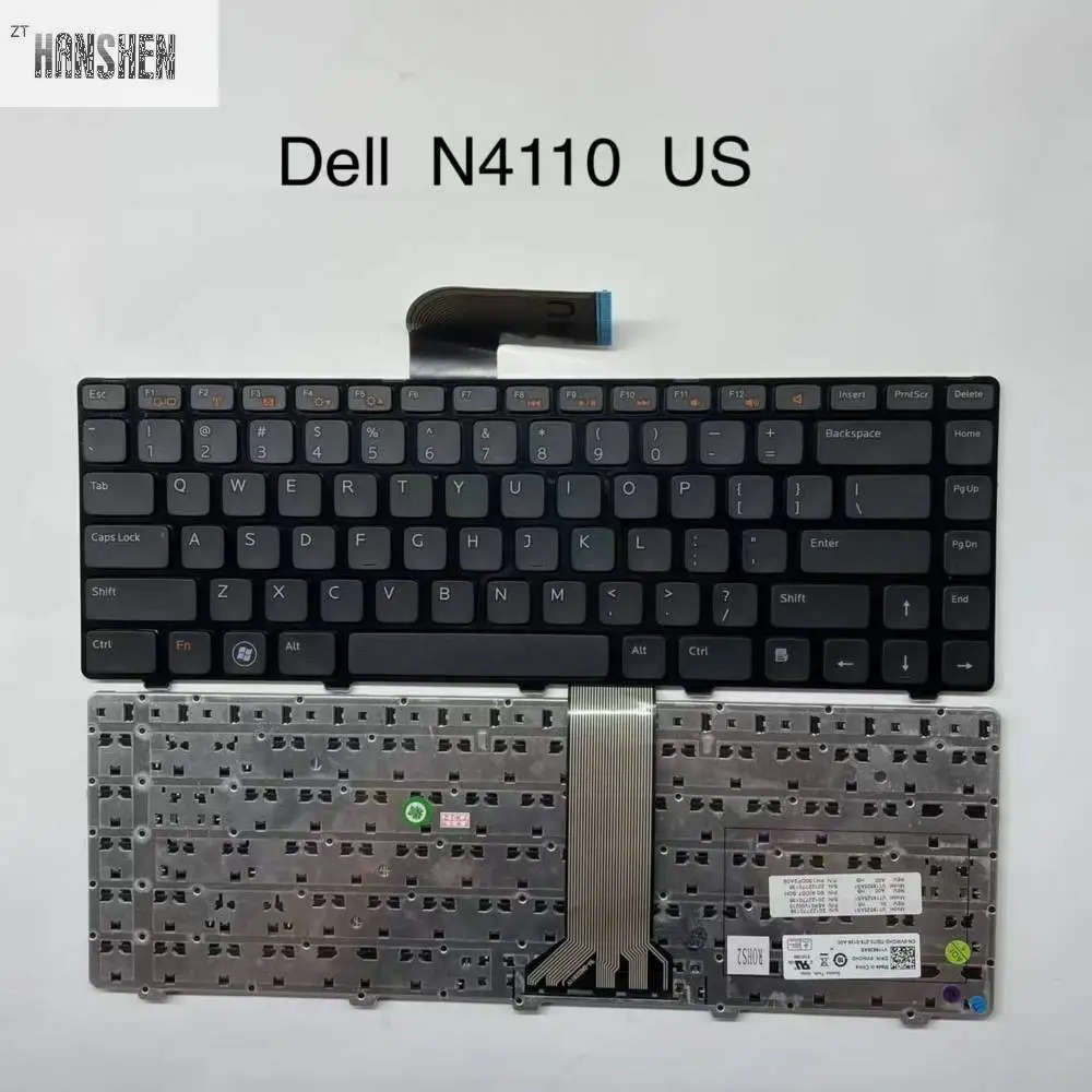 

Клавиатура US для DELL INSPIRON 14R N4110 M4110 N4050 M4040 N5050 M5050 M5040 N5040 X501L X502L P17S P18 N4120 M4120 L502X
