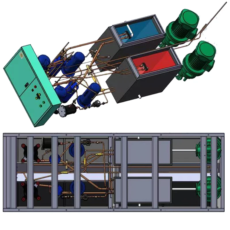 Рисунок 6 - 60 + 60 л.с. конденсатор с водяным