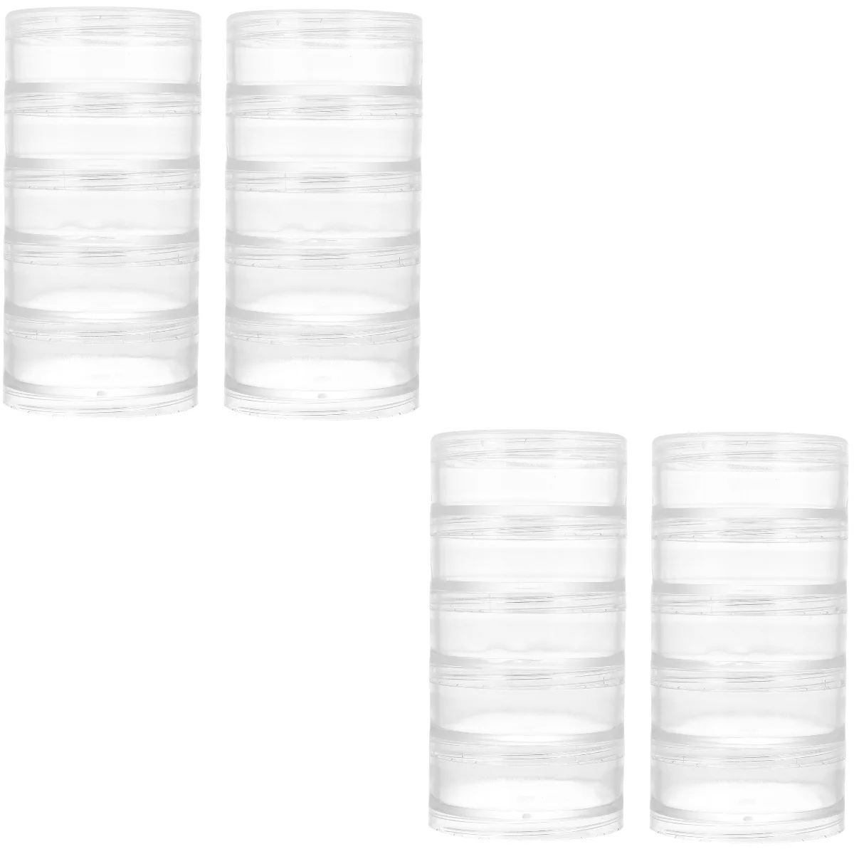 

5 шт./набор, пластиковые прозрачные бусины для украшений