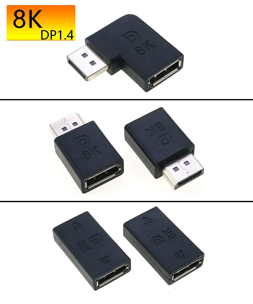 1 шт. переходник Displayport DP 4 в 2K/165Hz 4K 8K/60Hz удлинитель соединитель для Male female Cable