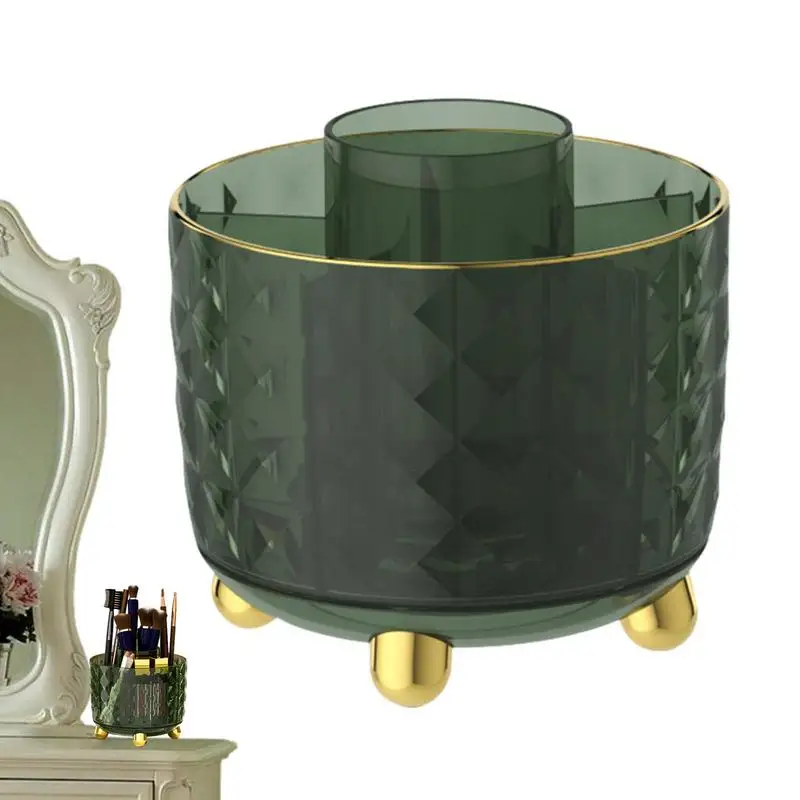 

360 Rotating Pen Holder Makeup Organizer Holder Rotating Desktop Cosmetic Desk Storage Container For Makeup Brushes Lipstick