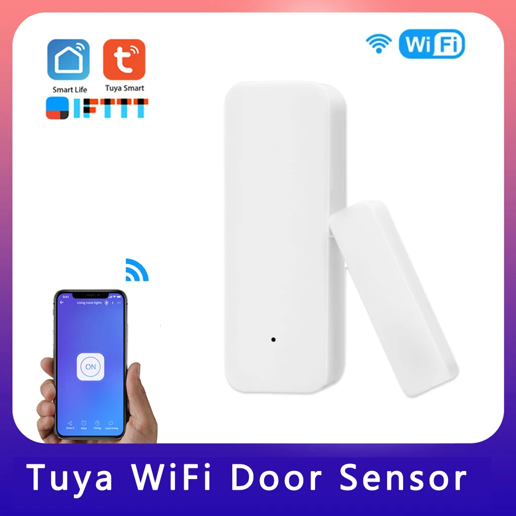 

Умные детекторы открытия/закрытия дверей, приложение Smartlife, Wi-Fi датчик окон, работает с Alexa,Google Home