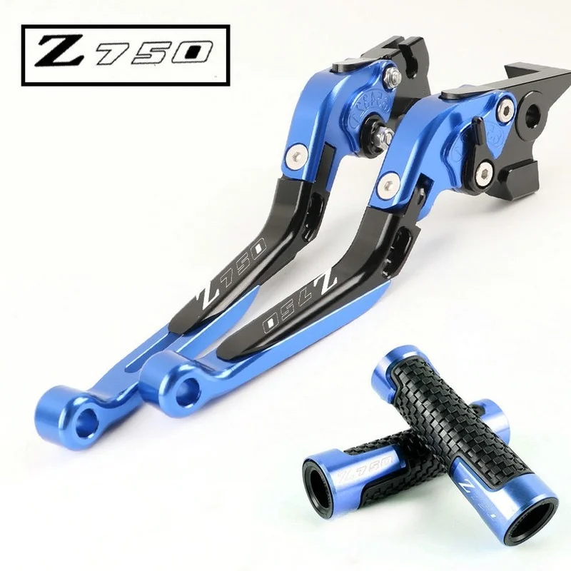 

CNC Folding Extendable Adjustable Brake Clutch Levers Handlebar Grip Handle Hand Grips Set For Kawasaki Z750 Z 750 2007-2011