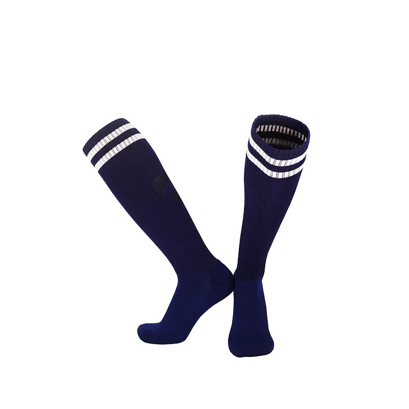 3 Pairs Children's Football Socks Spring & Autumn High Elasticity Soft Breathable Towel Bottom Knee High Socks Kids Sports Socks enlarge