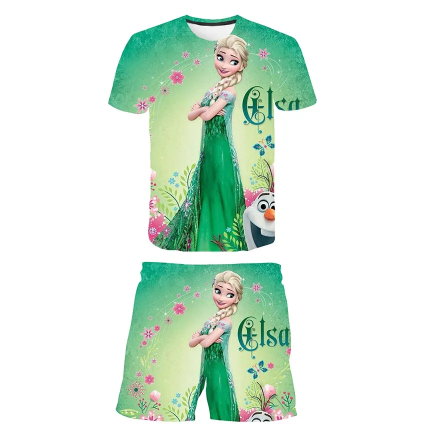 

2 шт./комплект, летние костюмы для девочек