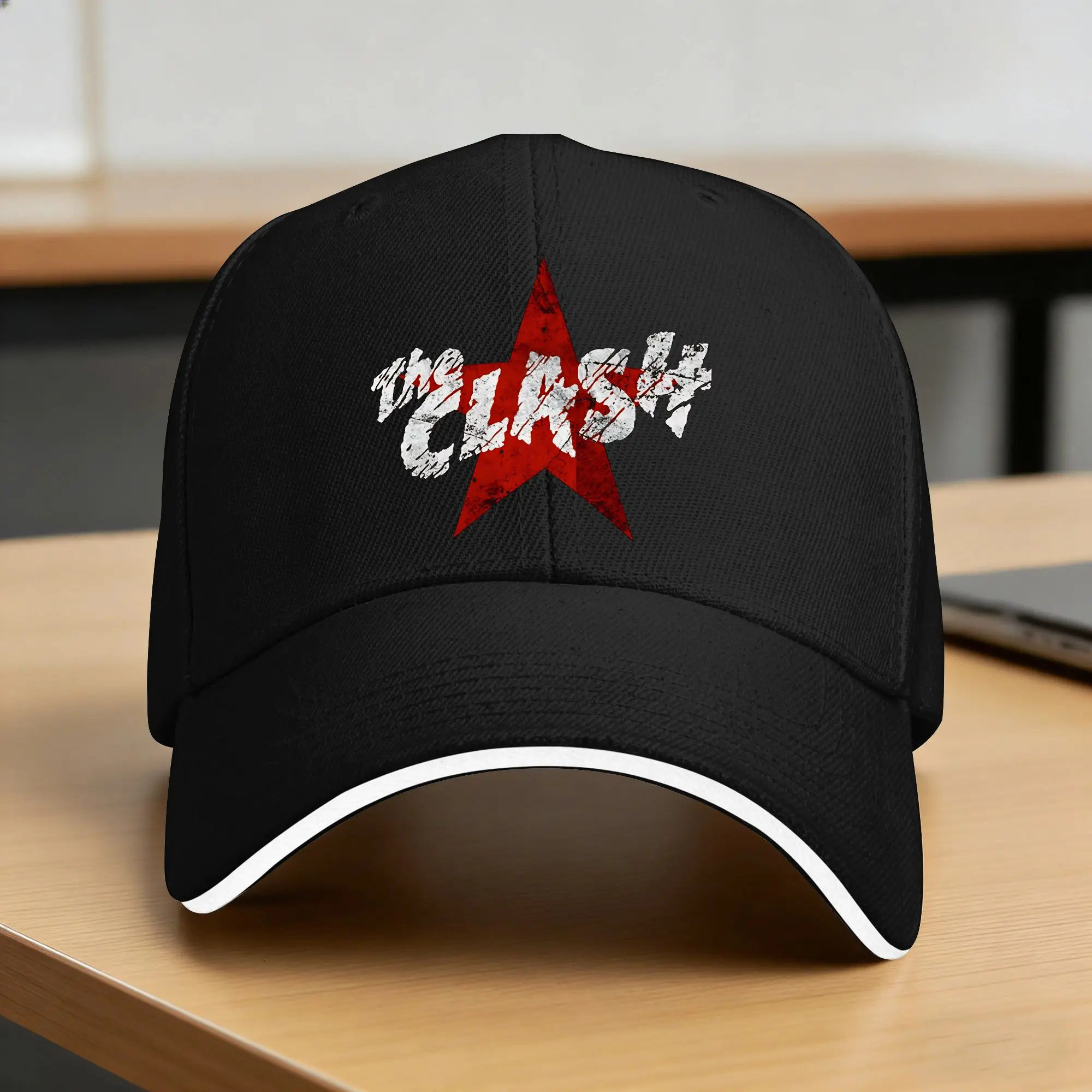 Фото Летняя бейсболка The Clash Red Star для активного отдыха, в стиле ретро Y2K, с возможностью индивидуального дизайна, солнцезащитная кепка-тракер для мужчин и женщин, оптовая продажа бейсболок №1