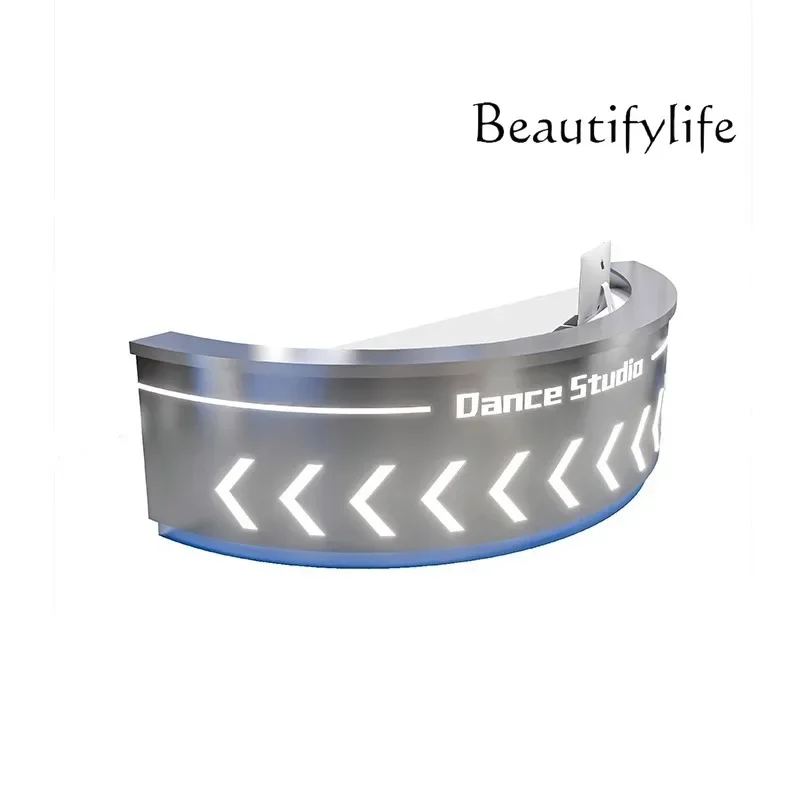 Простая современная стойка регистрации из нержавеющей стали танцевальная