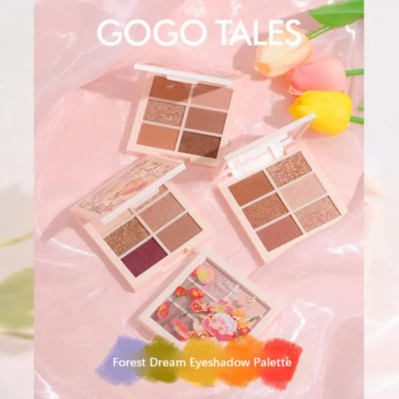

6 Color Matte Eyeshadow Palette Glitter Eye Shadow Waterproof Long Lasting Make Up Shimmer Fashion Women Beauty Eyes TSLM1