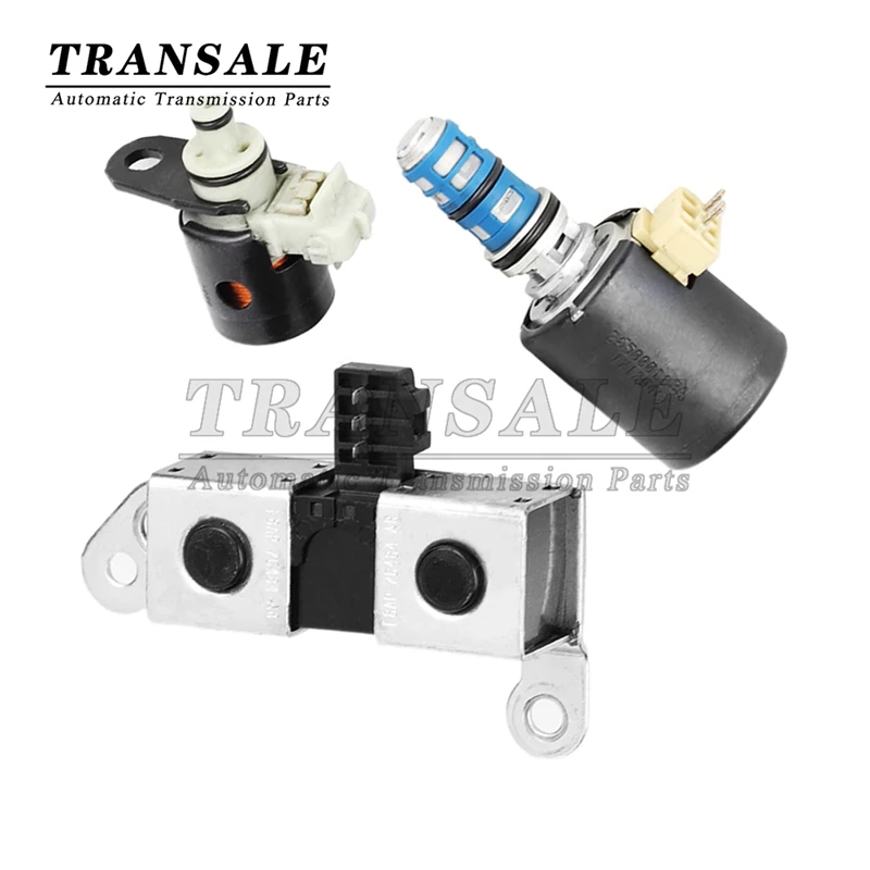 

3Pcs 4R75W 4R70W Transmission Solenoid Kit Valve Auto Parts For Ford F150 Solenoid Set Shift / EPC / TCC 2005-2008