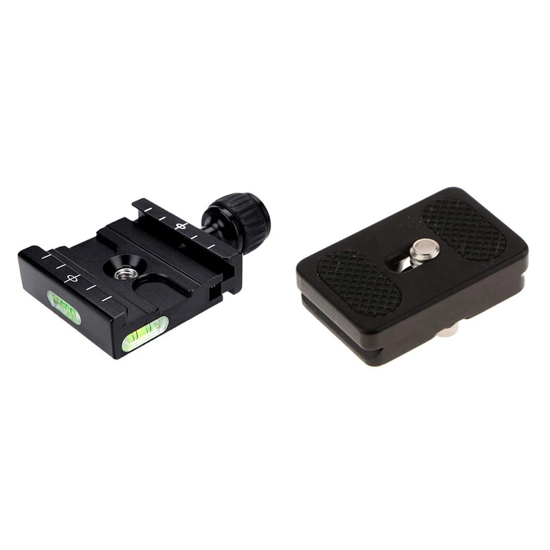 

1 Set Aluminium 50Mm Quick Release Plate QR Clamp & 1 Pcs PU-25 Arca Swiss Standard QR Quick Release Plate