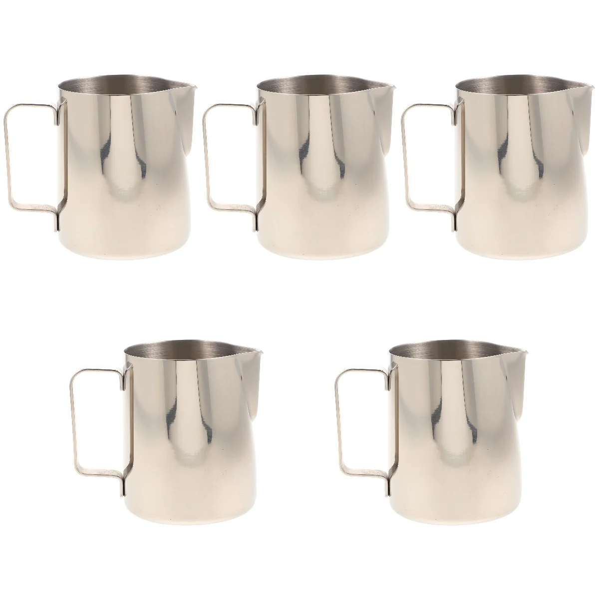 

5pcs Coffee Frother Cup Frothing Cup Delicate Pitcher Household Steaming Pitcher