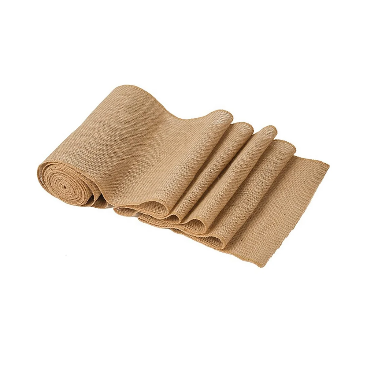 

Table Runner 10 M x 30 cm Table Runner Linen Fabric, Table Runner Roll Table Decoration Wedding Vintage Rustic