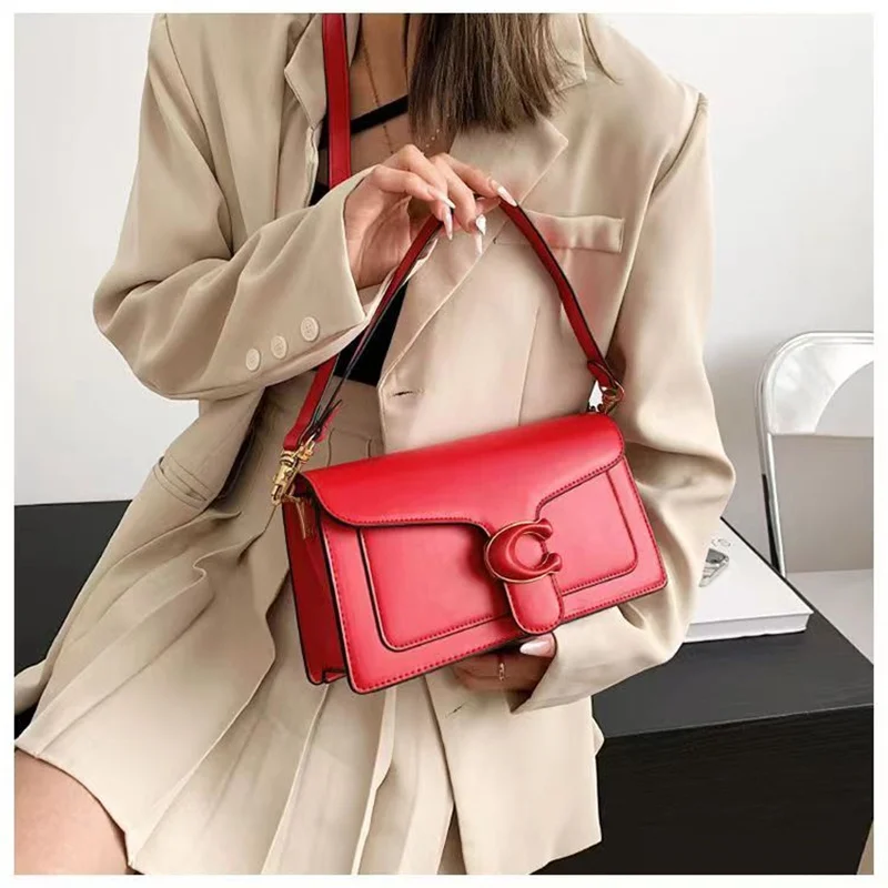 Fashion Women's Small Crossbody Bag Designer PU Leather Messenger Bag Flap Handbag Purse Summer Travel Bag For Female 2023