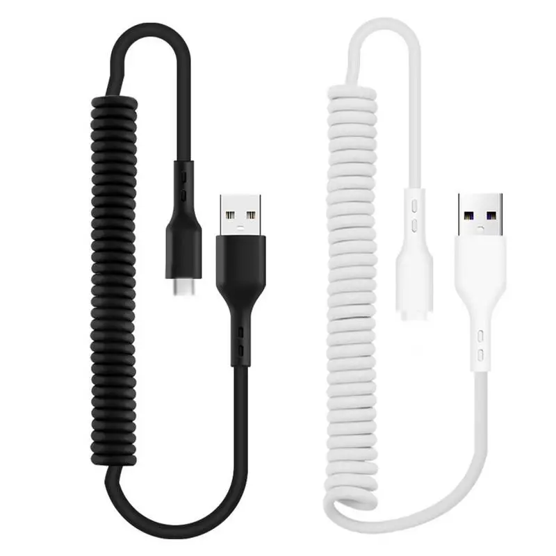 Телескопический USB-кабель длиной 1,8 м для Android-телефонов, 66 Вт, 5 А