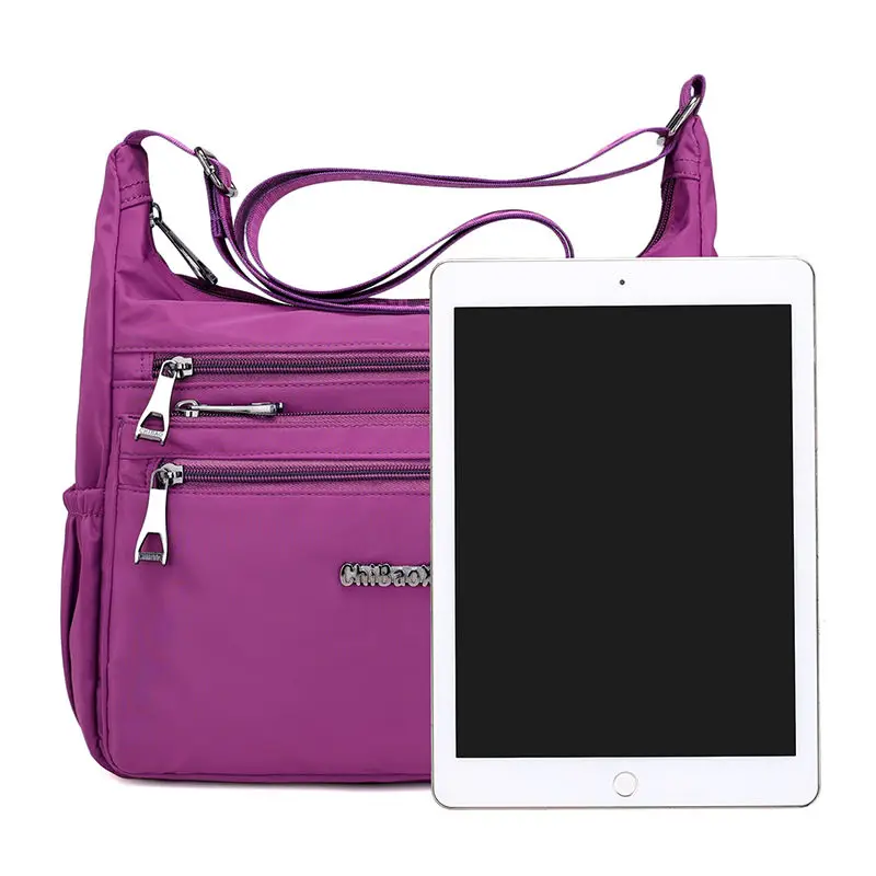 2023 New Women Bag Middle Age Women Bag Nylon Canvas Bag Waterproof One Shoulder Crossbody Bag Mom Bag