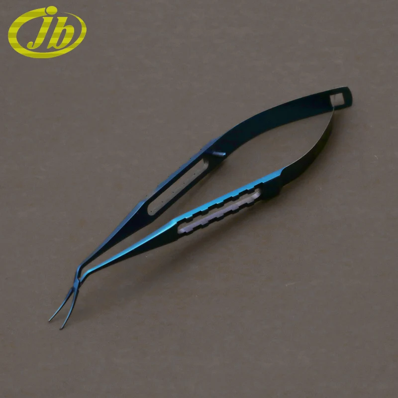 Capsulorhexis forceps hough type 10.5cm titanium alloy arc ophthalmic instruments medical tools
