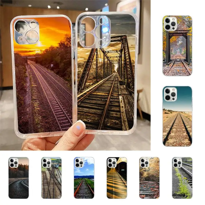 

Train Rail Sunlight Phone Case For Iphone 7 8 Plus X Xr Xs 11 12 13 Se2020 Mini Mobile Iphones 14 Pro Max Case