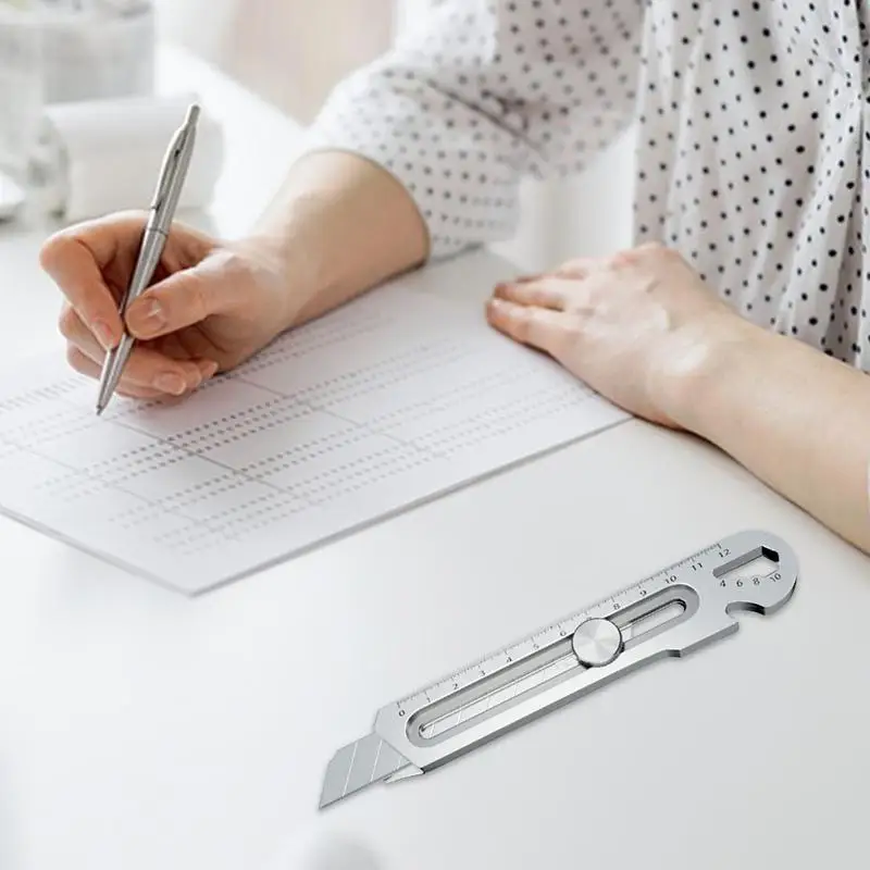 Карманный универсальный нож 6 в 1 из нержавеющей стали многофункциональный