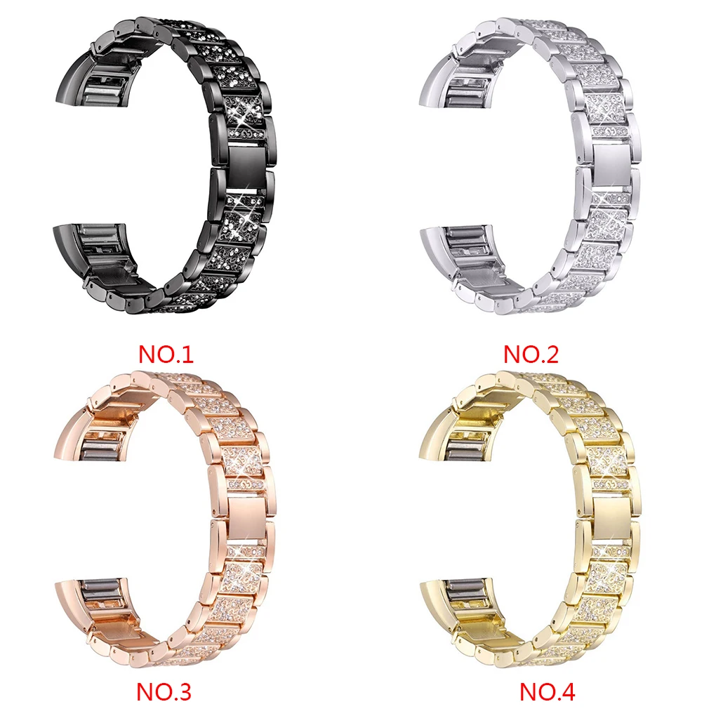 

Ремешок для наручных часов из нержавеющей стали для Fitbit Charge 2