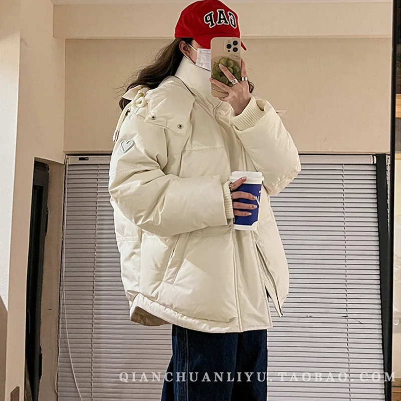 

Women Coat Winter Down Cotton Coat Loose And Thickened Outerwear Jackets 2023 New Korean Versatile Couple Coat Fashion Coat