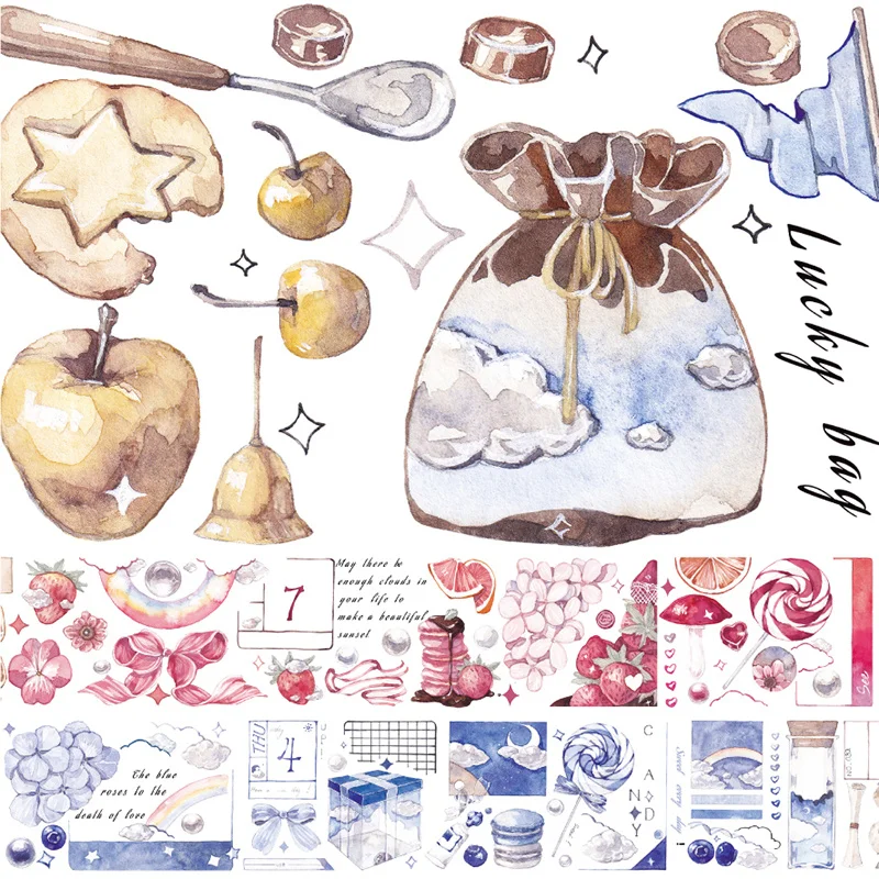 

Persimmon Journal Adhesive Tape Fruits Decorative Sticker