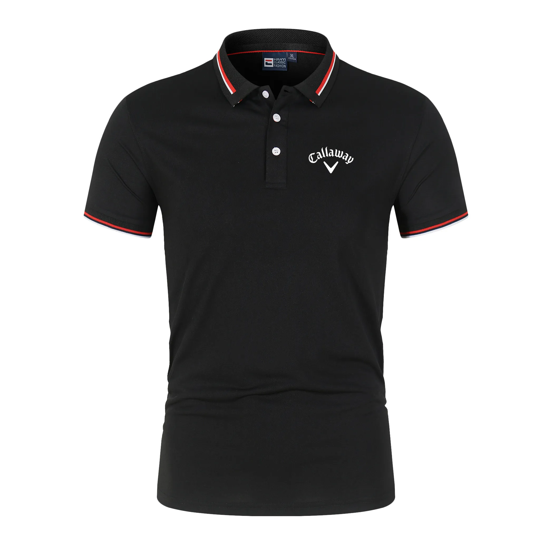

Summer Men's Short-Sleeved Tops Quick-Drying Breathable Lapel T-Shirt Golf Team Custom Casual Sportswear High-Quality Polo Men