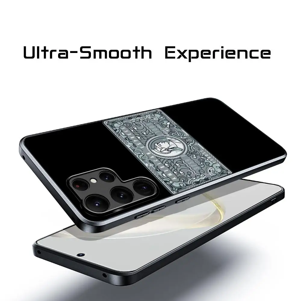 Черный чехол для телефона Amex с дизайном кредитной карты Samsung Galaxy S25 S24 S23 S22 S21 S20 Plus