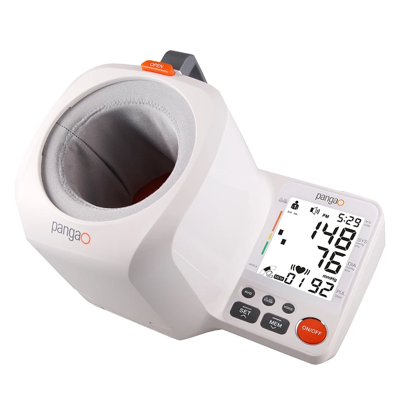 

China medical automatic talking digital arm style blood pressure meter for hospital