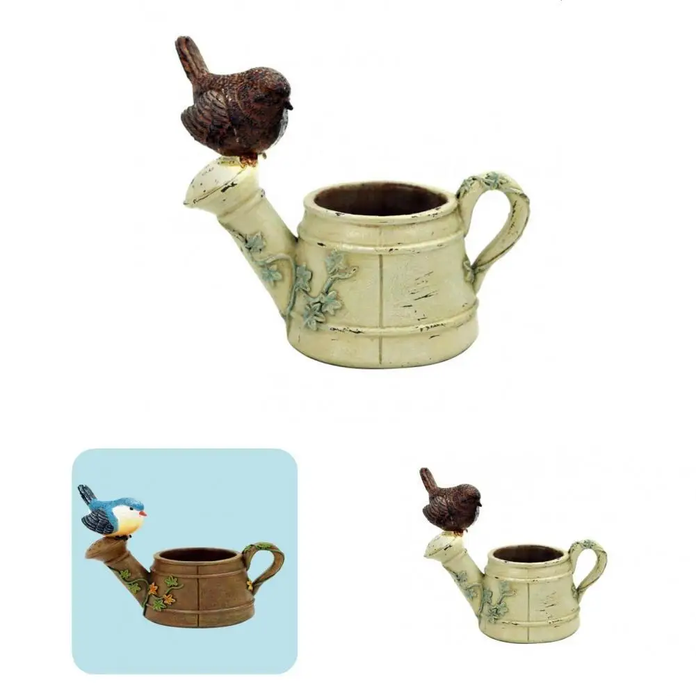 

Lightweight Fashion Vivid Appearance Bird Shower Plant Holder Long Lasting Planter Multifunctional for Home