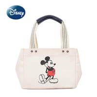 disney mickeys new fashion canvas womens handbag cartoon cute womens handbag luxury brand childrens portable storage bag